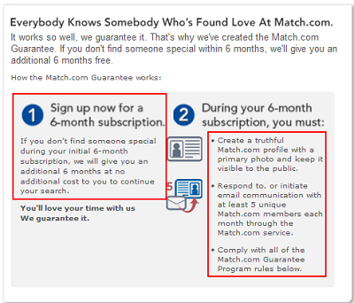 Match subscription plans