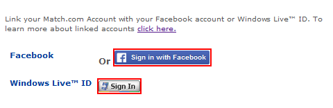 Facebook options