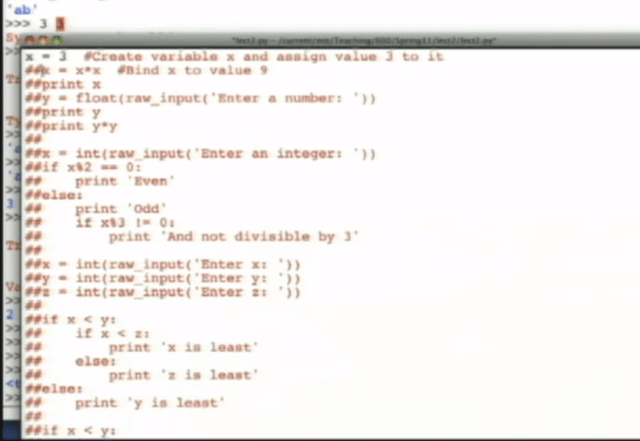 MIT Open Courseware lesson