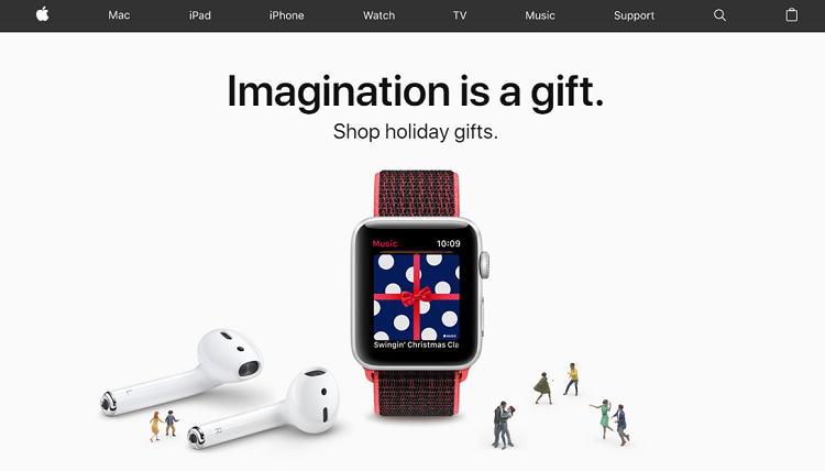 Apple website