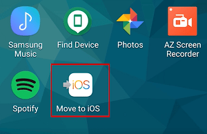 Move to iOS app icon