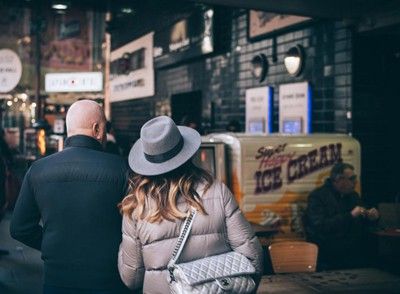 Couple on a date