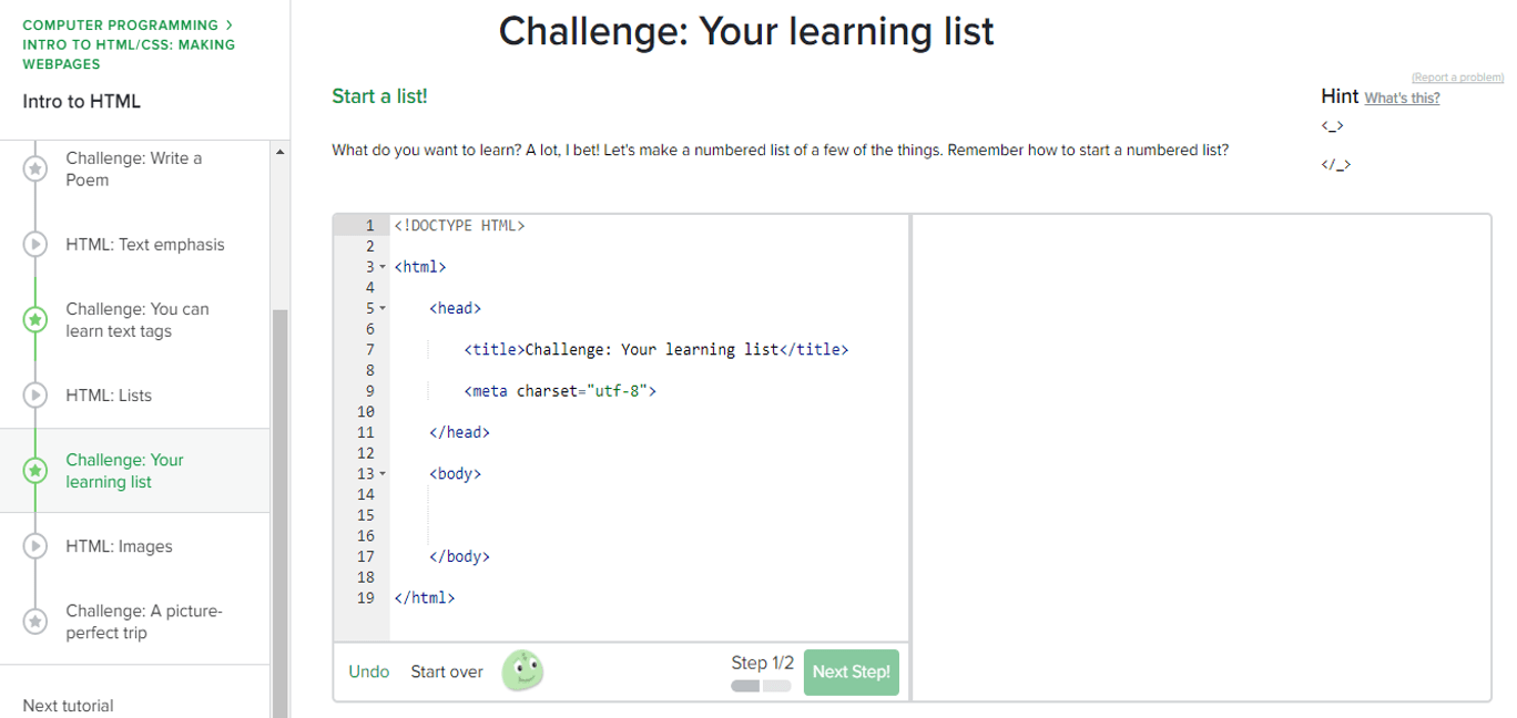 Khan Academy website