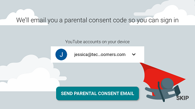 Parental consent email