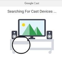 Google Chromecast app on computer