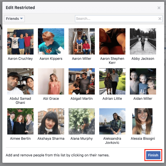 Go to Facebook home page