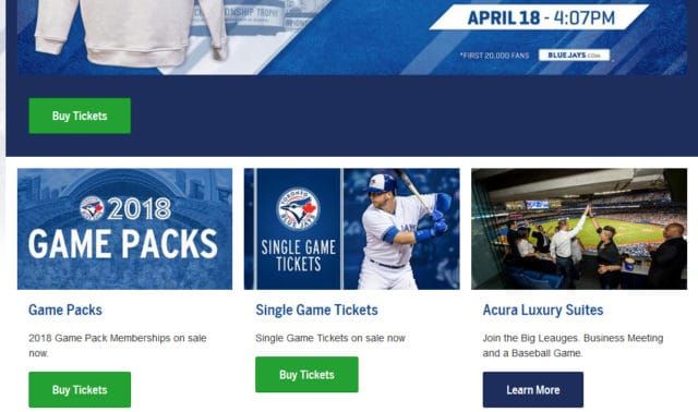 MLB team website