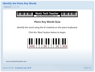 MusicTechTeacher quiz example