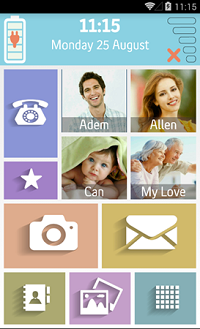 Grandphone senior launcher