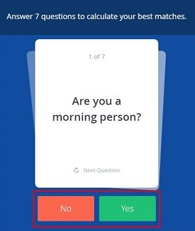 Answer 7 introductory Yes or No questions about yourself