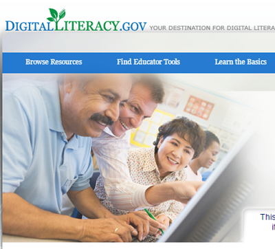 DigitalLiteracy.gov homepage