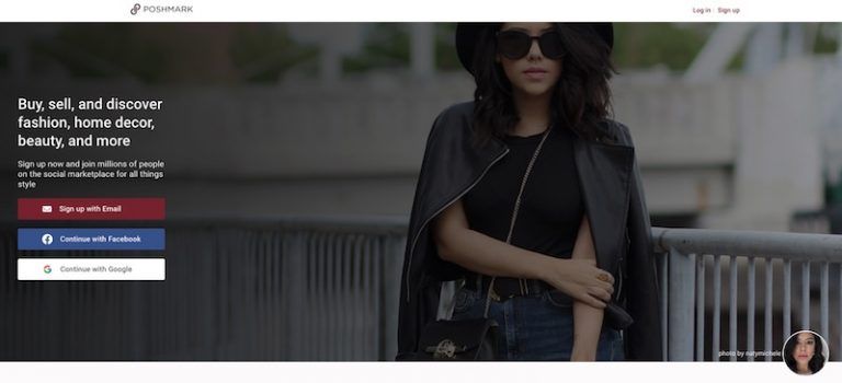 Poshmark homepage