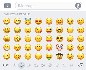 Emoji keyboard