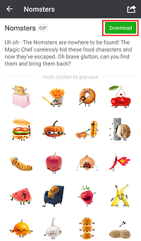 Download WeChat stickers