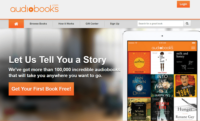 Audiobooks website