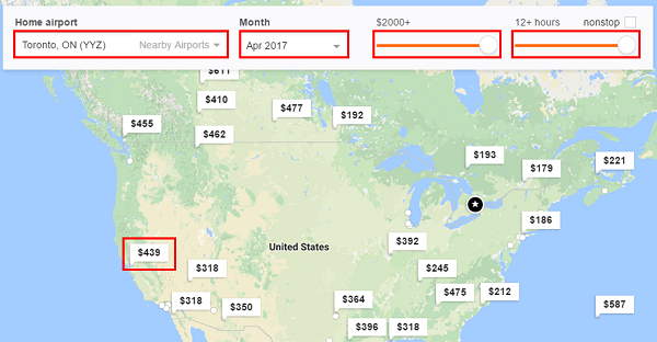 Use the map to explore prices around the world and find the best deals.