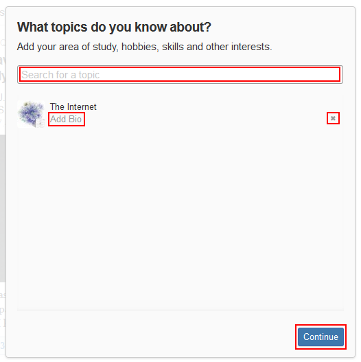How to tell Quora about your areas of expertise