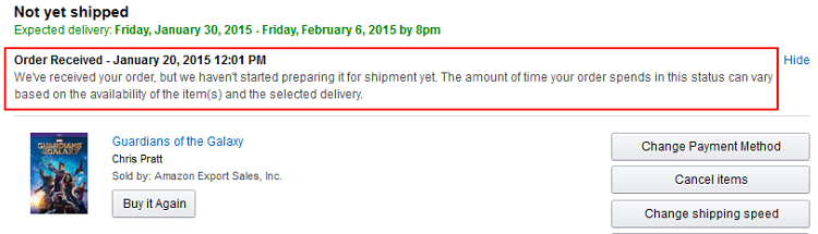 Amazon delivery