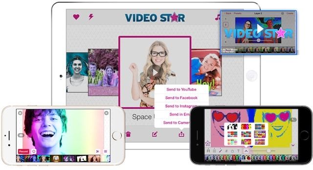 Video Star editing screen