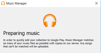 Music Manager app preparing your music library