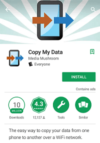 Copy My Data app