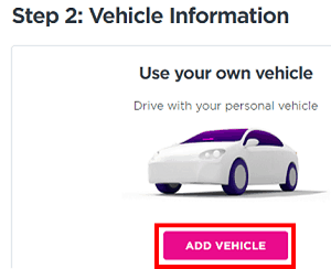 Add Vehicle button