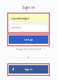 Enter username and password to sign in to OkCupid