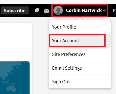 Modify your Ancestry account settings