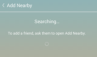 Add Snapchat friend using People Nearby screen
