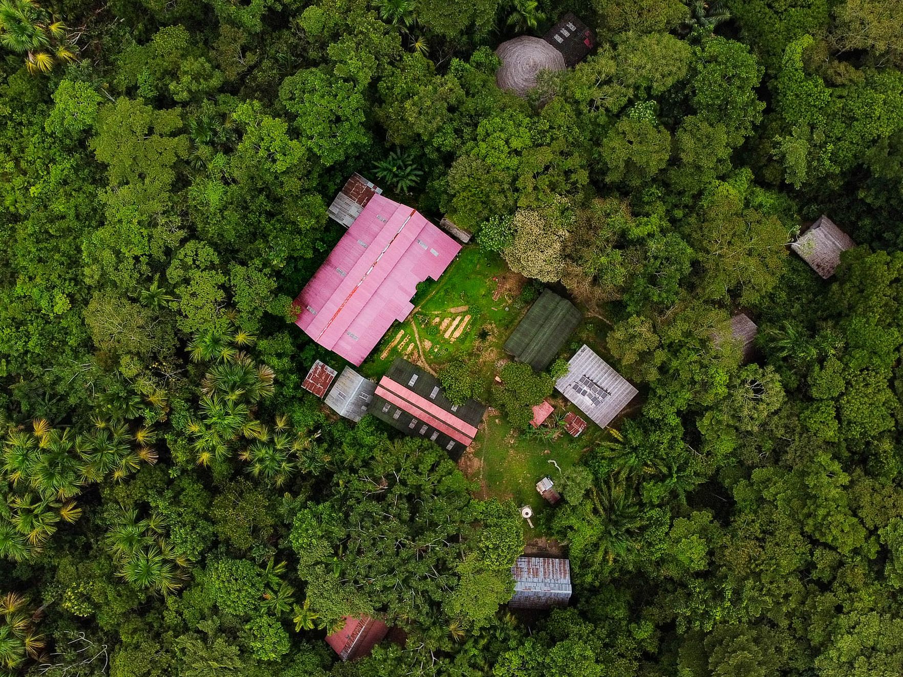 A beautiful view of our Permaculture Center from above. © Chaikuni Institute