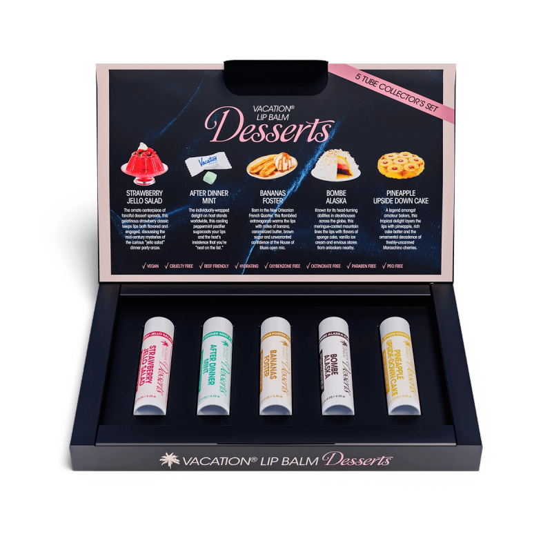 Lip Desserts 5x Collector’s Set -  SPF 30 Lip Balm 5-Pack