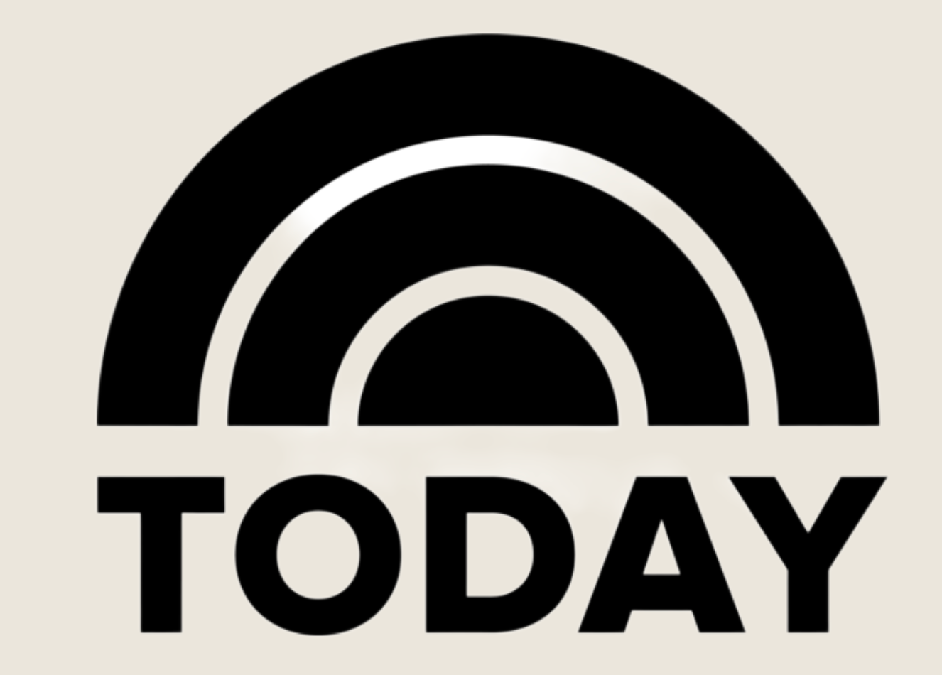 TODAY show logo with a rainbow arc design above the word TODAY.