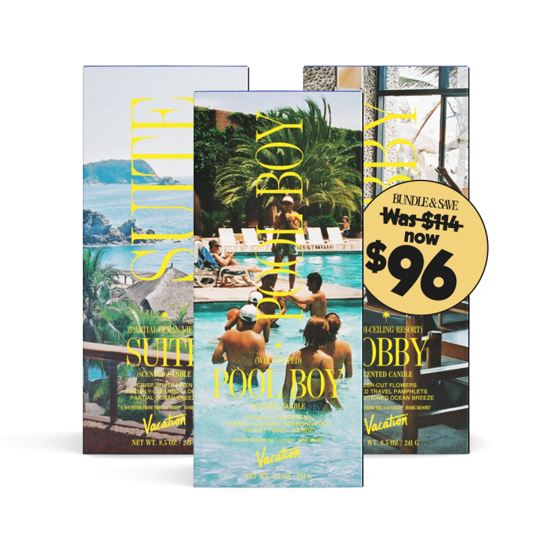 Home Resort Three Candle Set