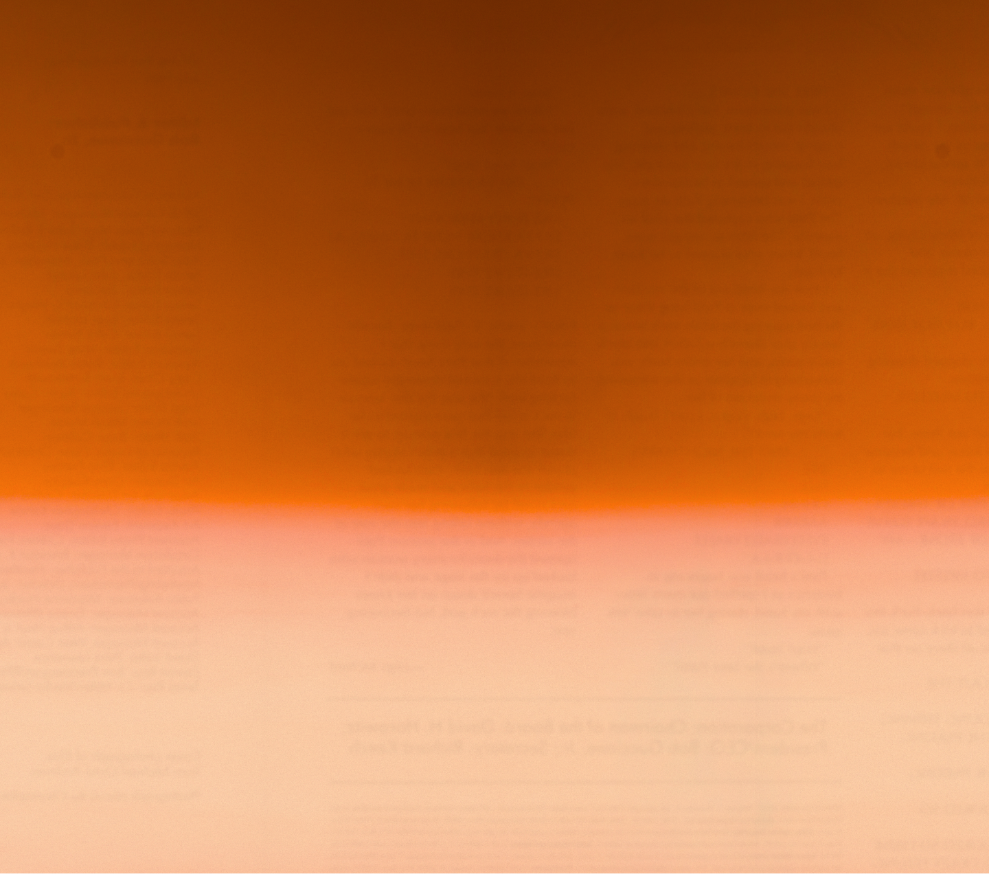 orange background