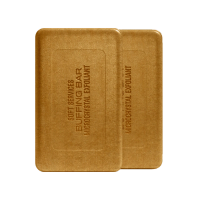 Two gold Soft Services Buffing Bar Microcrystal Exfoliant bars