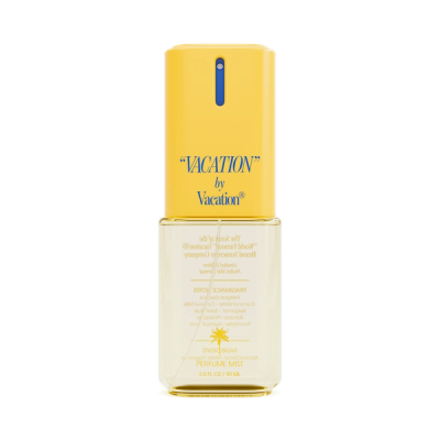 a yellow bottle of "VACATION" by vacation perfume