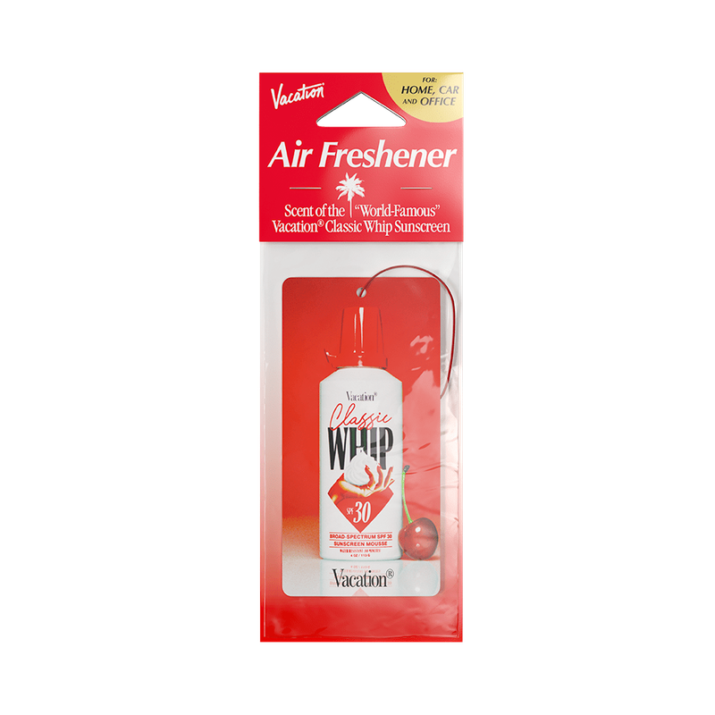 Classic Whip Air Freshener - For Home, Car or Office