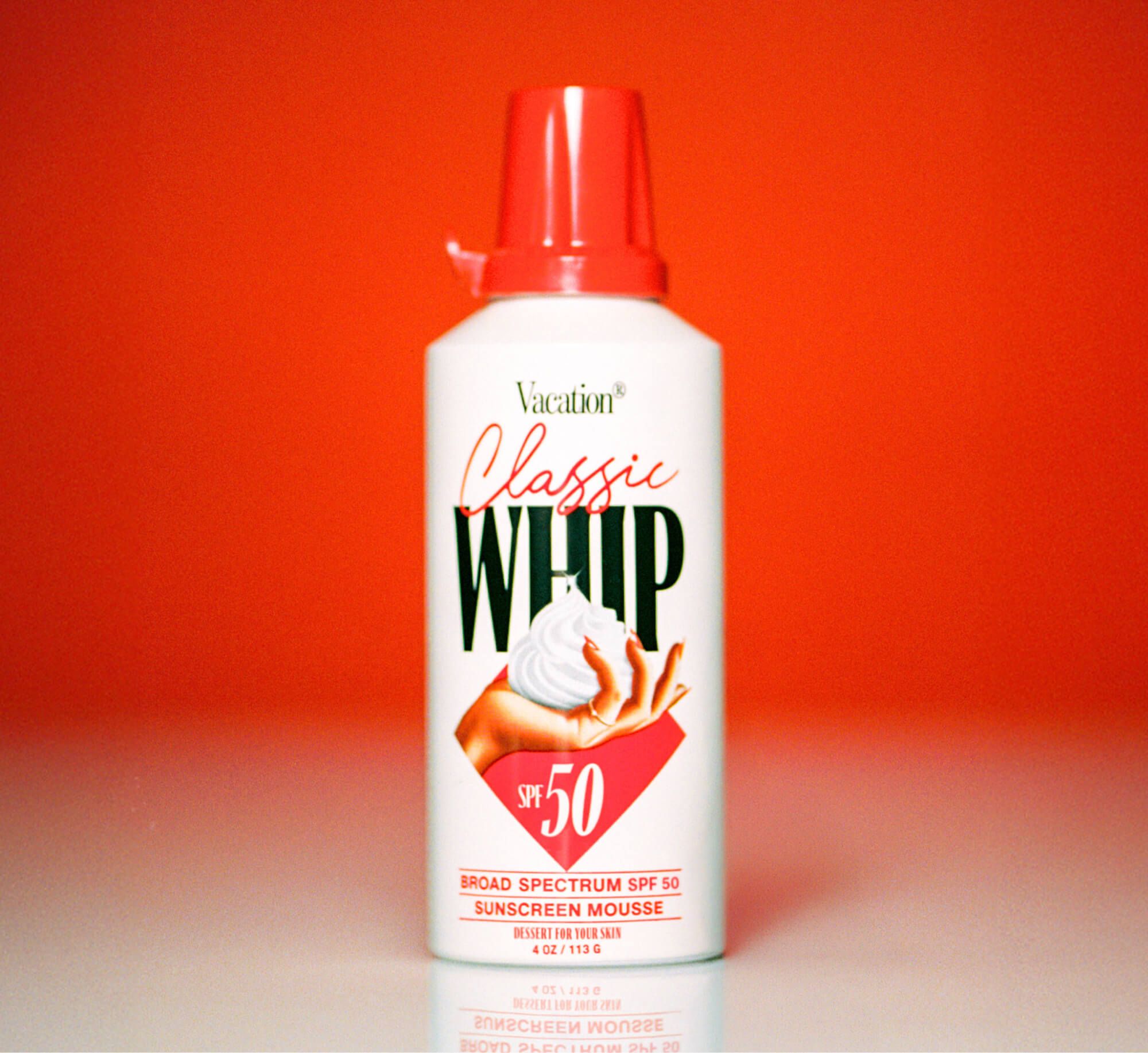 Vacation® Classic Whip | SPF 50 Sunscreen Mousse