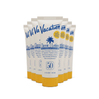 several tubes of viva vacation classic lotion are stacked on top of each other