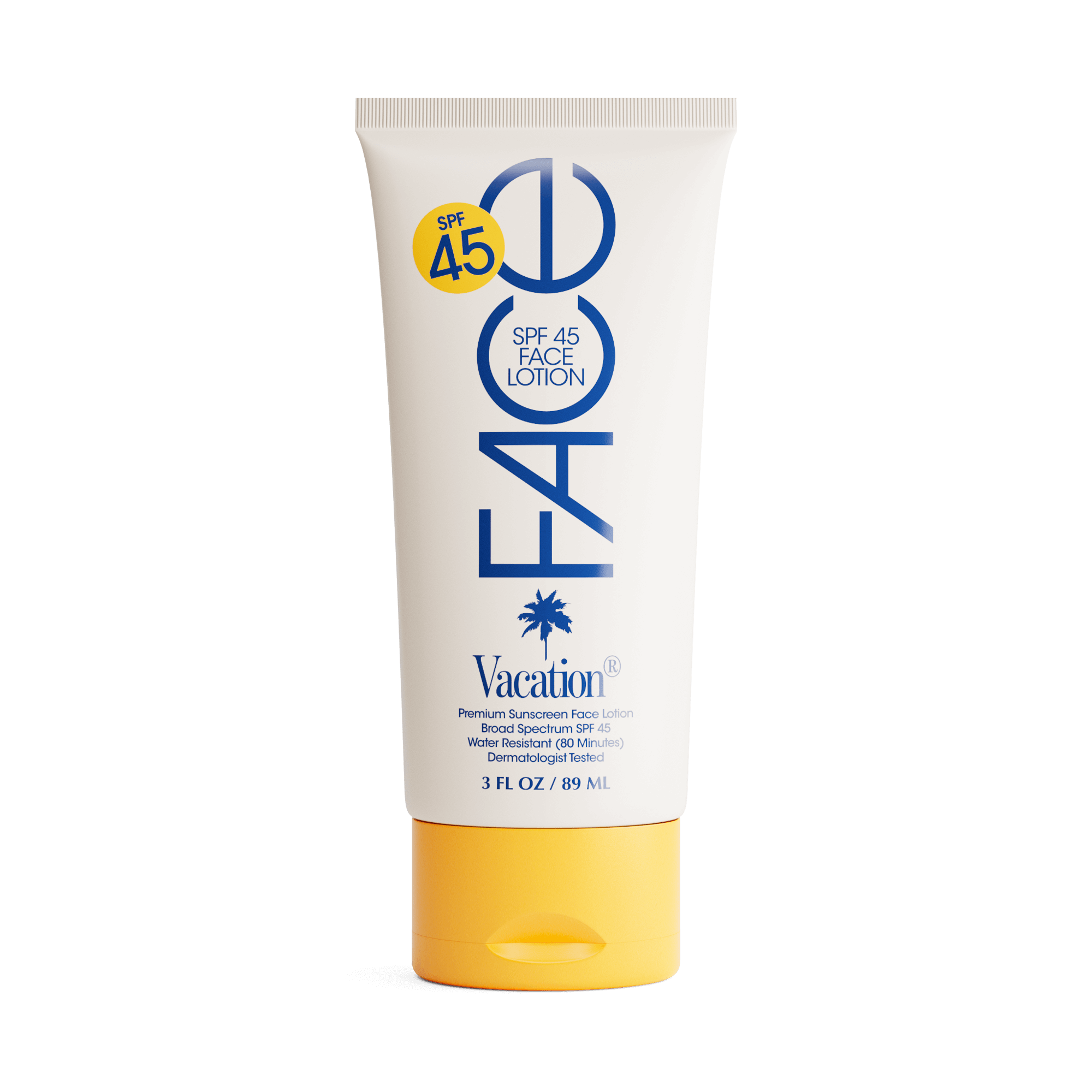Vacation Classic Face Lotion SPF 45, 3 fl oz / 89 mL lotion