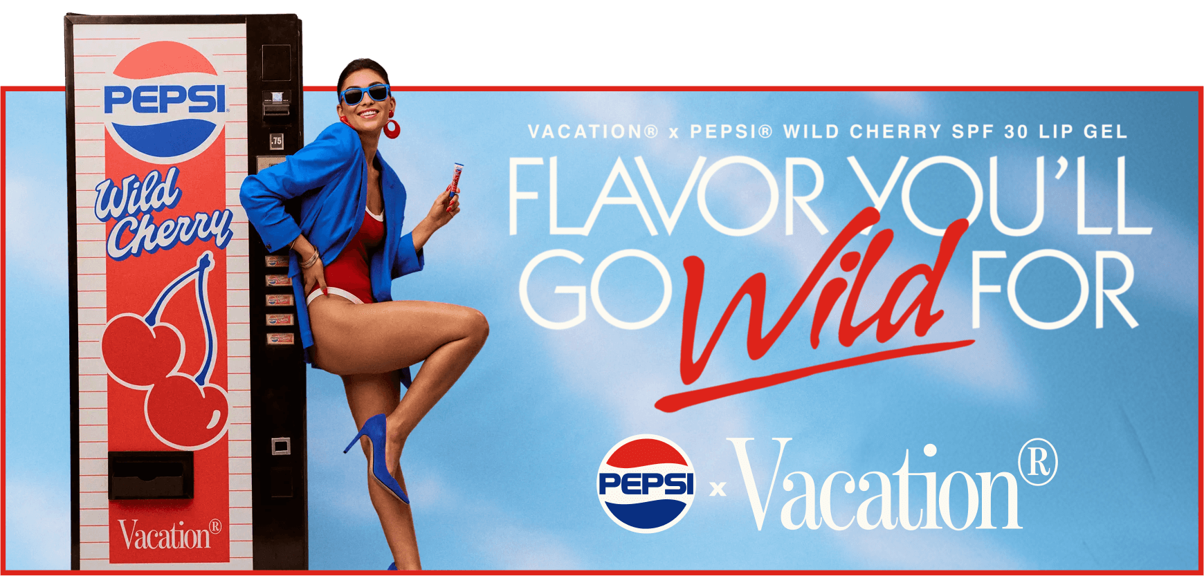 Vacation x Pepsi Wild Cherry SPF 30 Lip Gel: Flavor You'll go Wild For