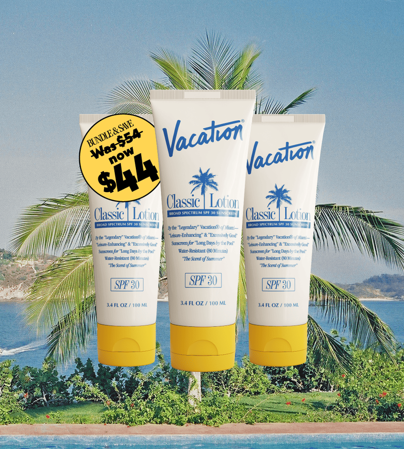 Vacation® White T-Shirt, The Worlds Best-Smelling Sunscreen