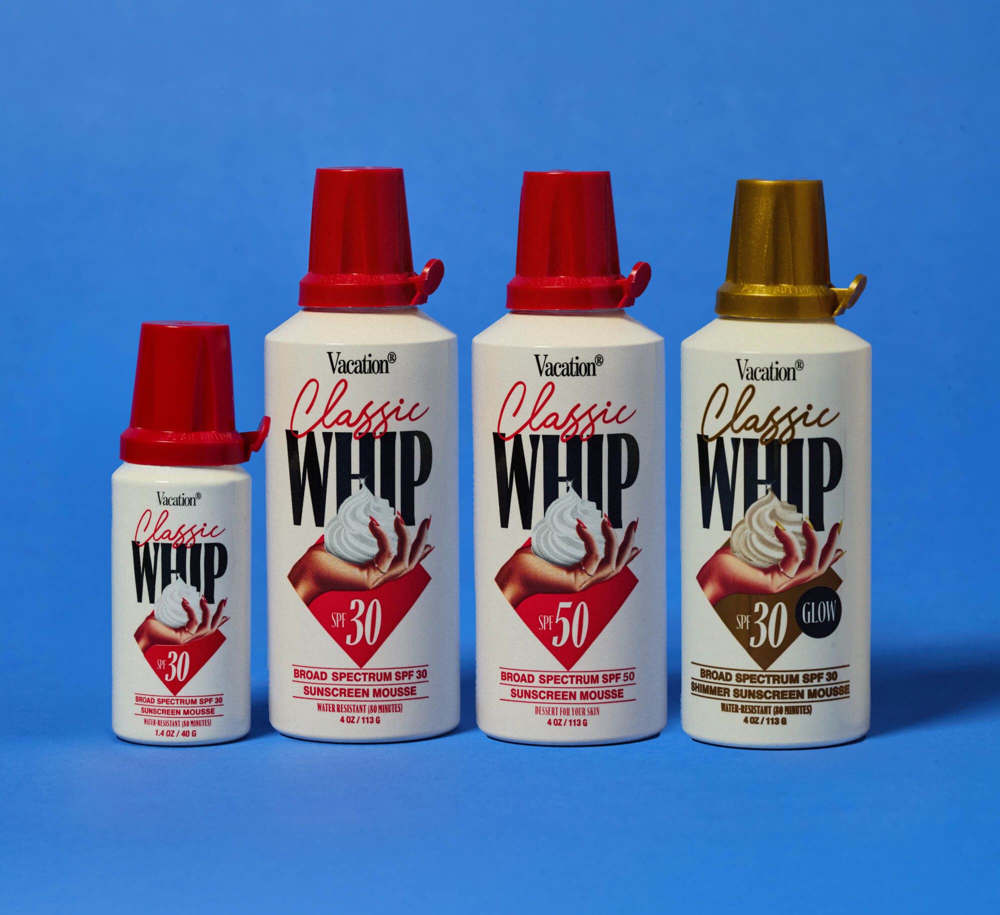 Vacation® Classic Whip | SPF 50 Sunscreen Mousse
