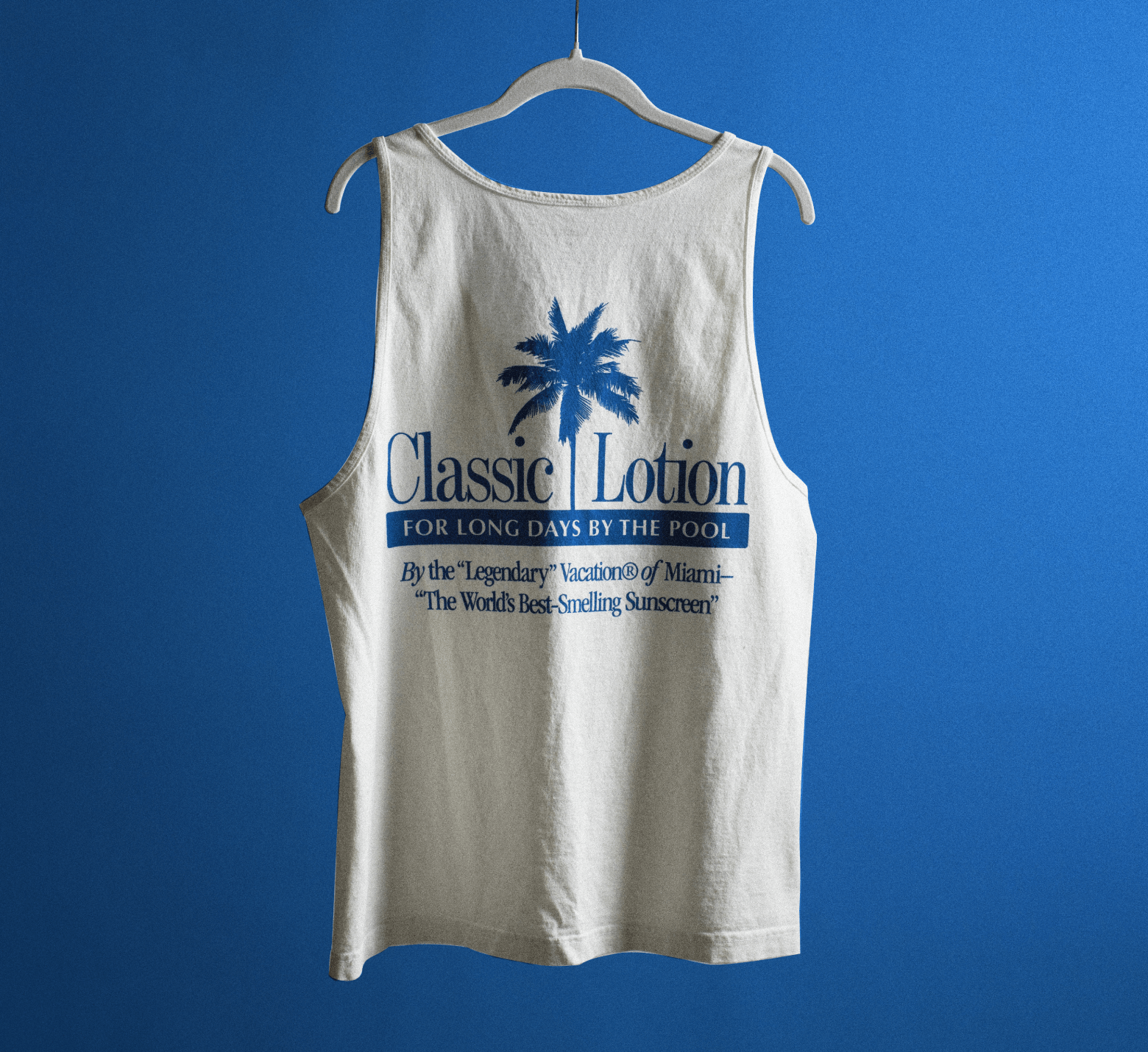 Vacation® White Sleeveless Shirt | The Worlds Best-Smelling Sunscreen |  Vacation®