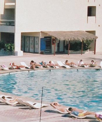 a blue sky with white clouds in it