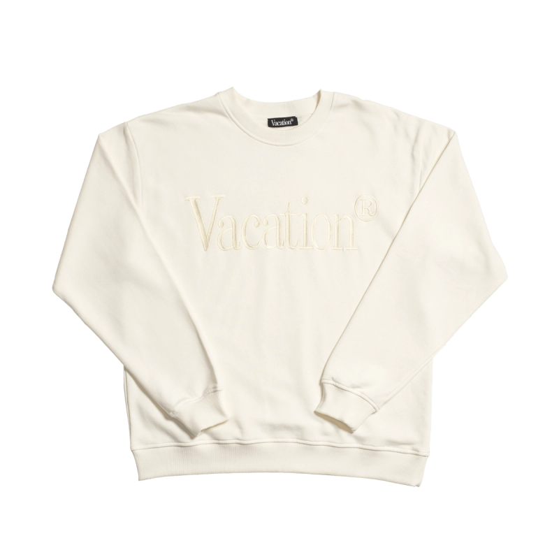 Vacation® Embroidered Sweatshirt  - Deluxe Thermal Loungewear