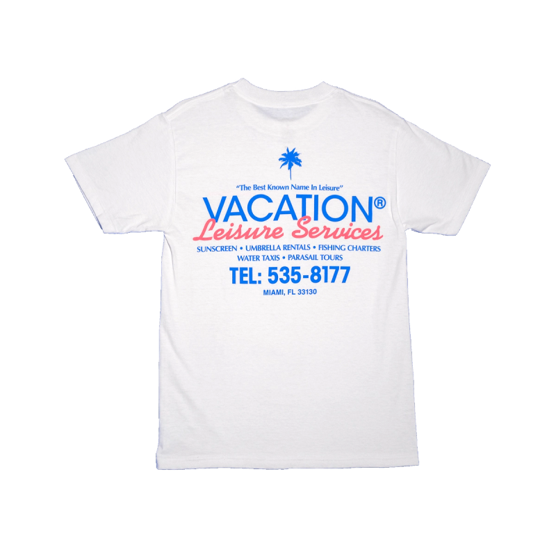 Vacation® Leisure Services T-Shirt - Official Reissue Merchandise