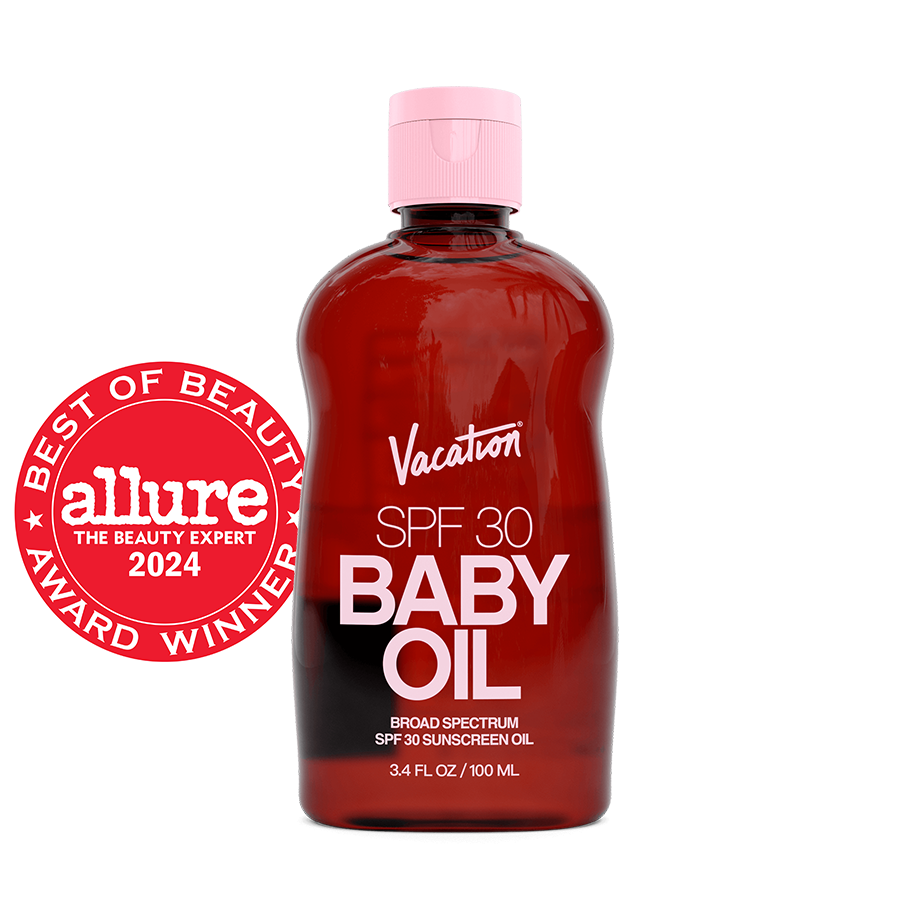 Vacation Brand Baby Oil with an Allure Best of Beauty 2024 Seal