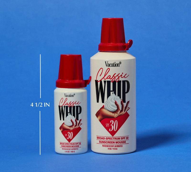 a mini Classic Whip measuring 4½ inches tall