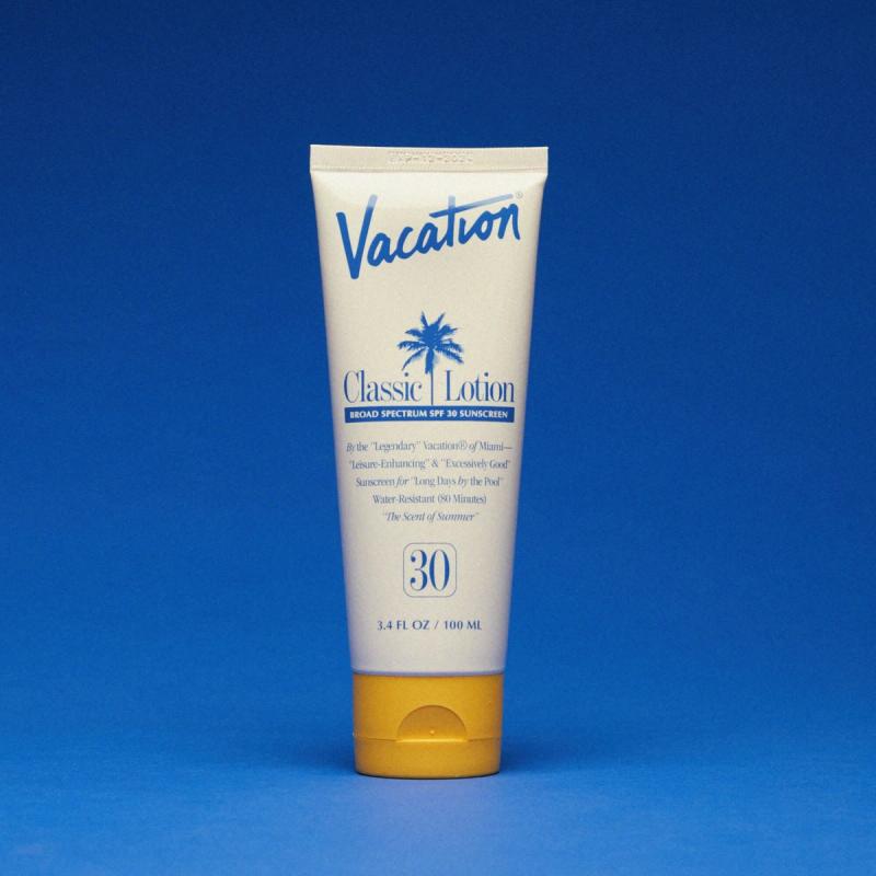 a bottle of vacation classic lotion with spf 30